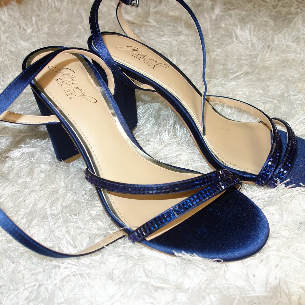 BADGLEY MISCHKA Womens Royal Blue Sandals Size 7 - NEW